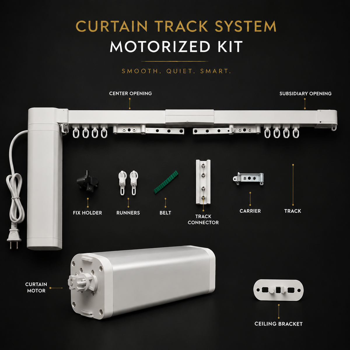 
Smart WiFi Curtain kit | ISH Kuwait
