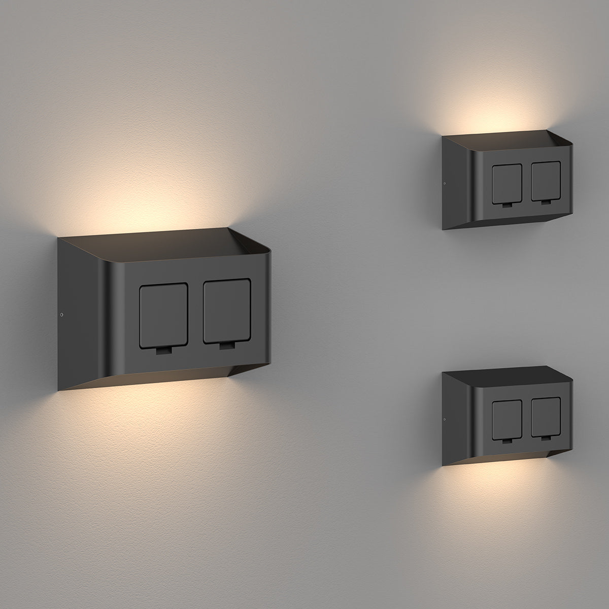 WALL MOUNTED LIGHT WITH DOUBLE POWER SOCKET | ISH Kuwait