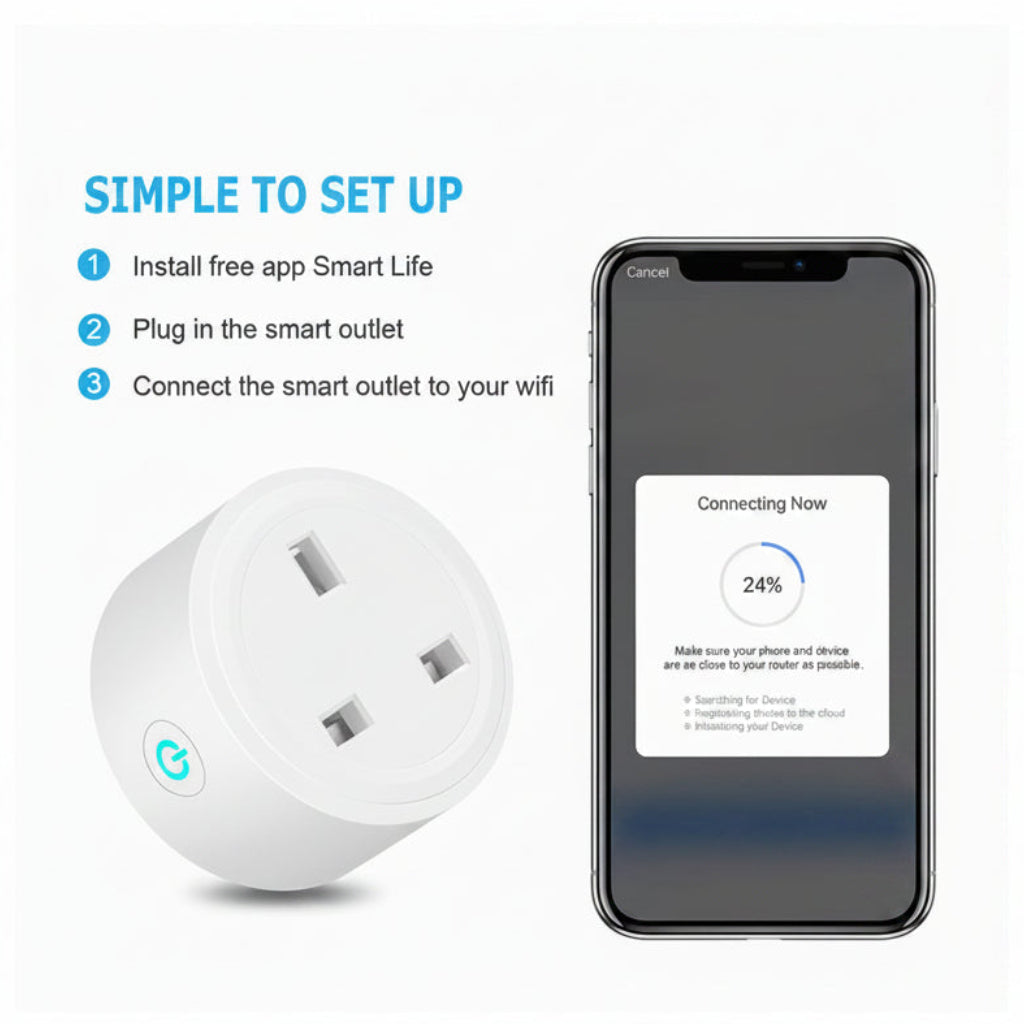 WIRELESS WIFI REMOTE CONTROL SMART SOCKET POWER PLUG  | ISH Kuwait