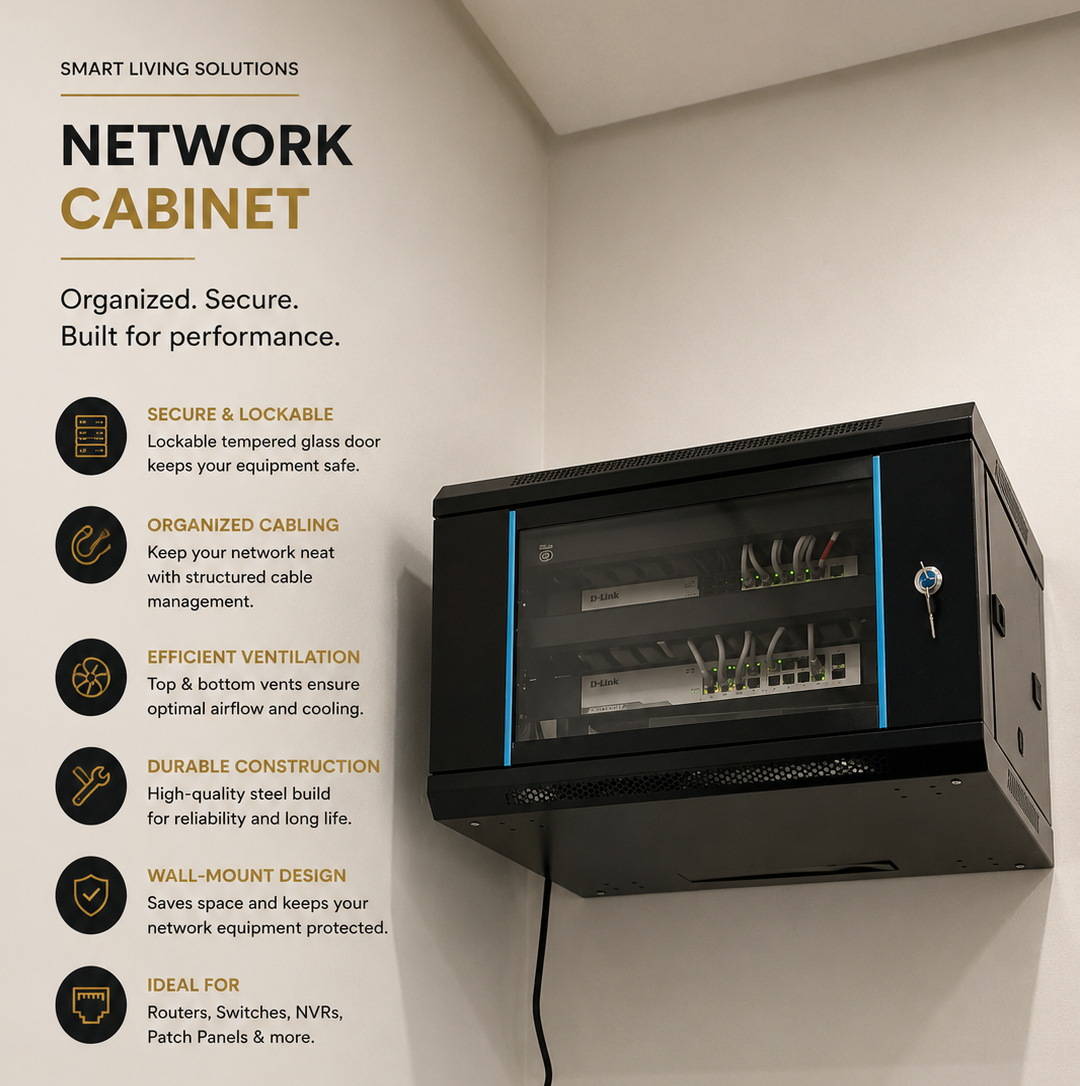 Wall Mounted Network Cabinet  - 16U | ISH Kuwait