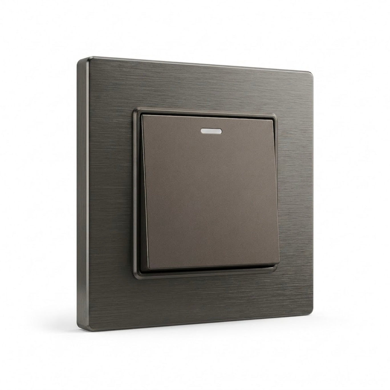Premium 1 Gang Switch - Grey Steel