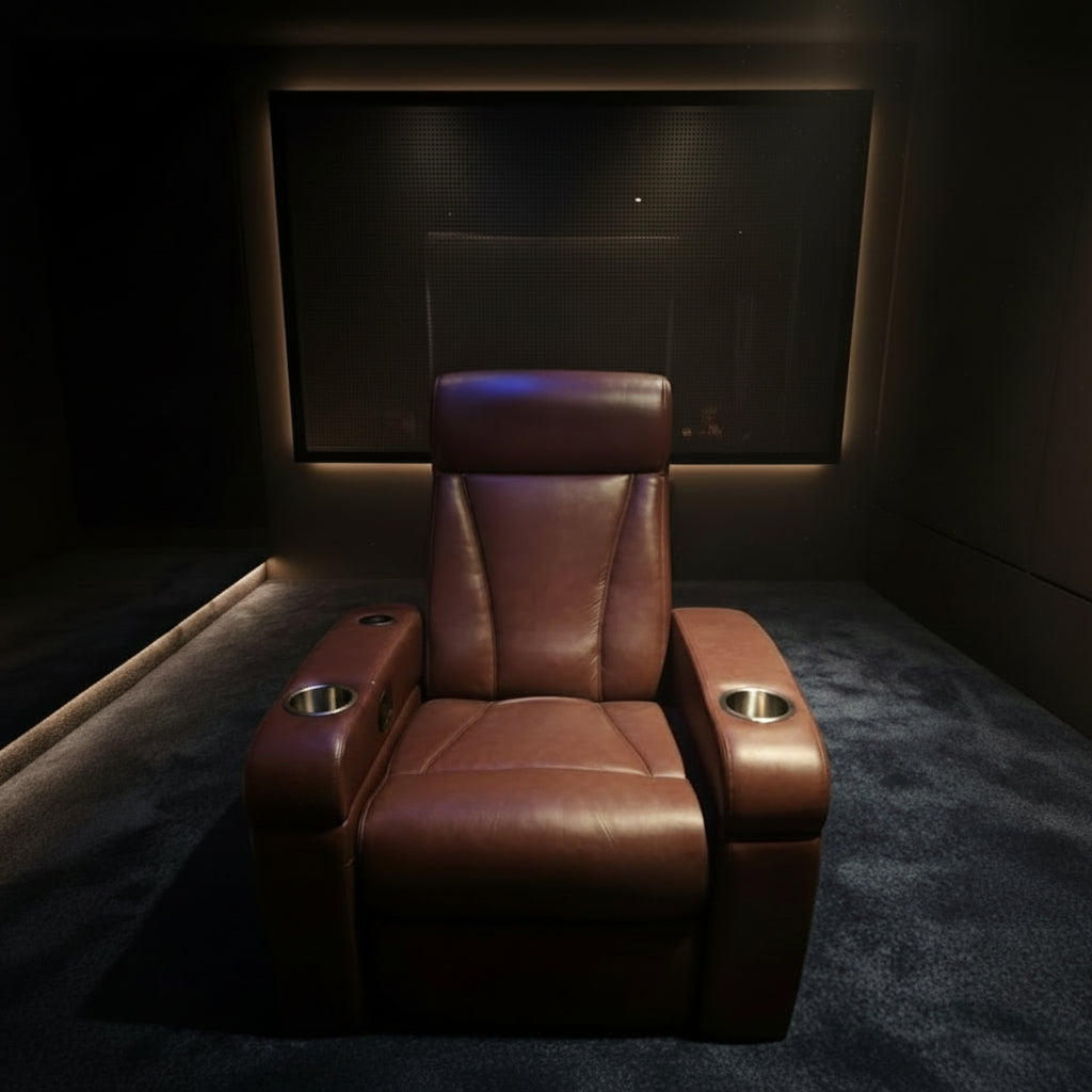 Cinema Room Manual Recliner - Red
