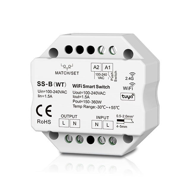 WiFi +RF + AC PUCH SMART SWITCH | ISH Kuwait