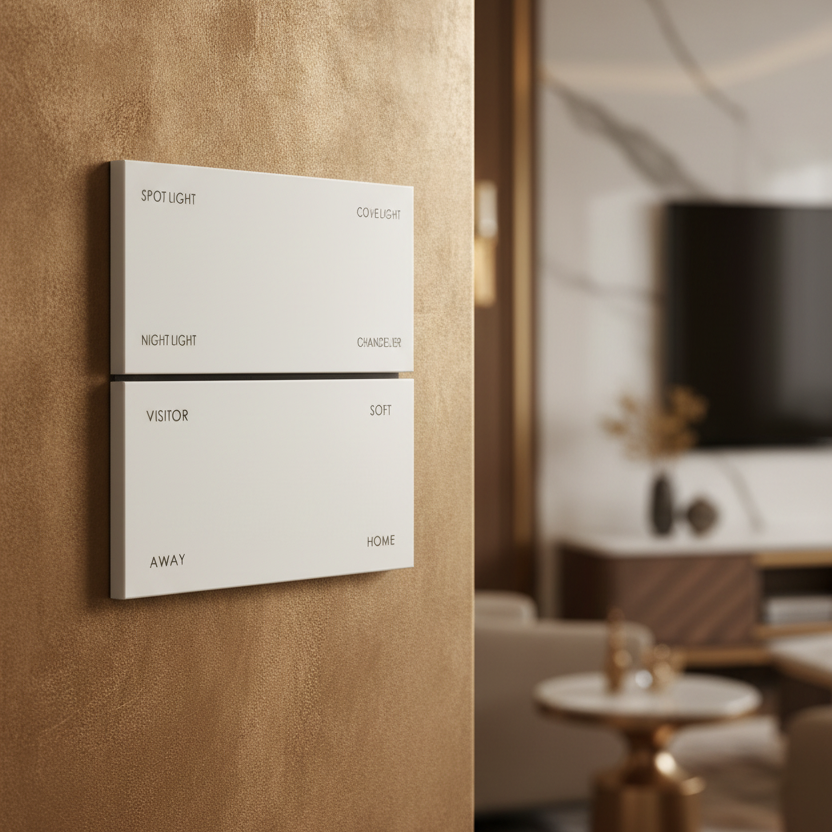 Zigbee 8-Button Mechanical Smart Switch Panel | ISH Kuwait