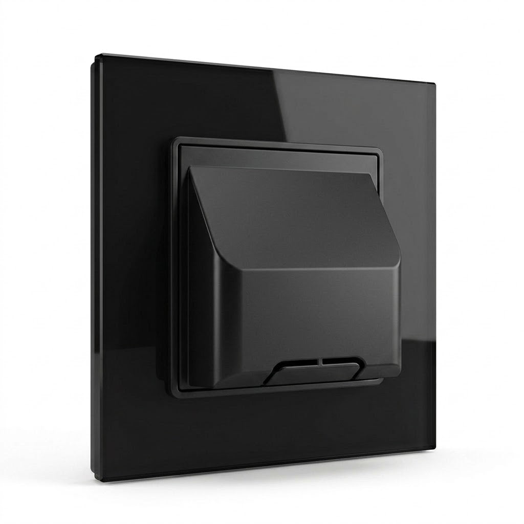 Premium 45A JB Switch - Black Glass